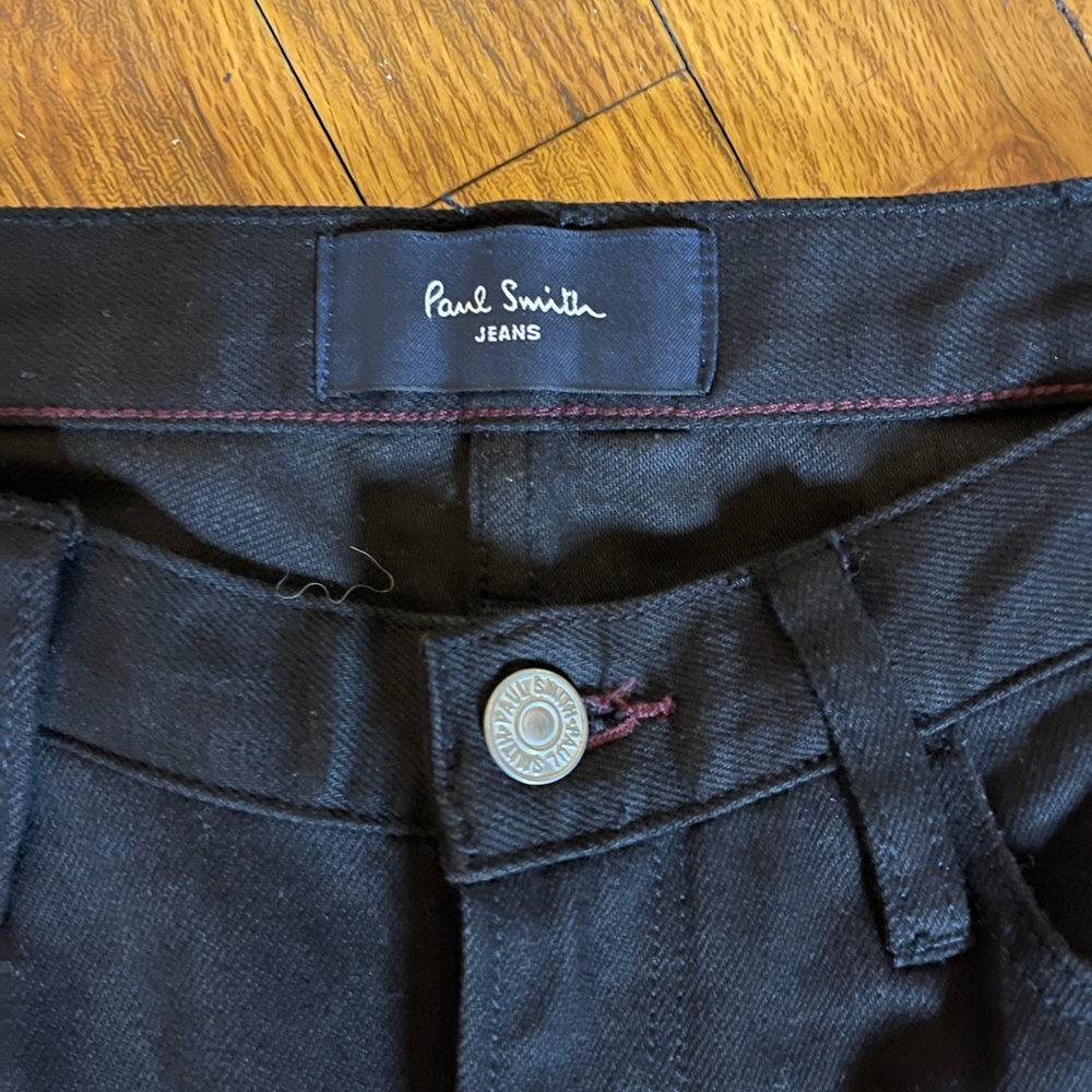 Paul Smith Designer Black Denim Jeans